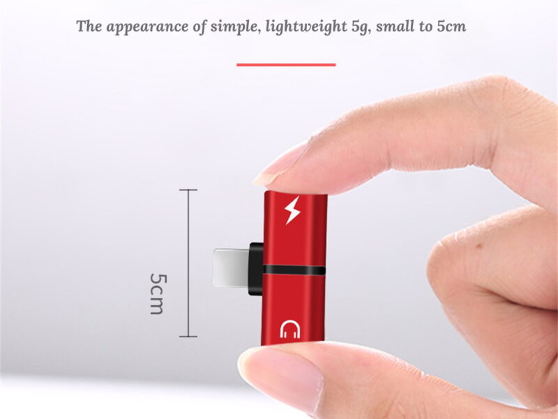 2in1 Audio Adapter Dual Headphone Audio & Charger iphone SKU asc10024