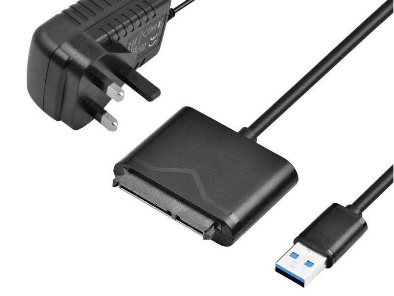 USB 3.0 to Sata Adapter Converter 2.5",3.5" Sata HDD,SSD, UASP with 12V DC PowerSKU asc10092
