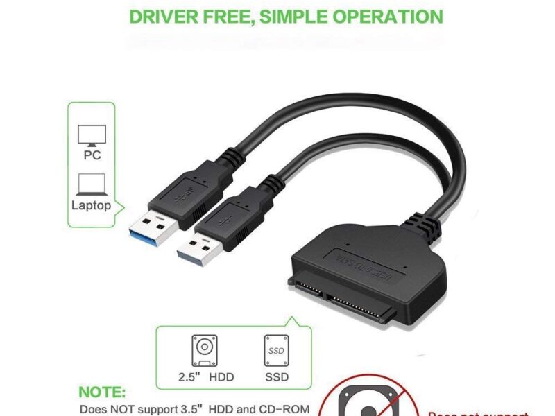 Ekobuy USB 3.0 To SATA 2.5" HDD SSD Hard Disk Adapter Converter Cable PC Mac SKU asc10150