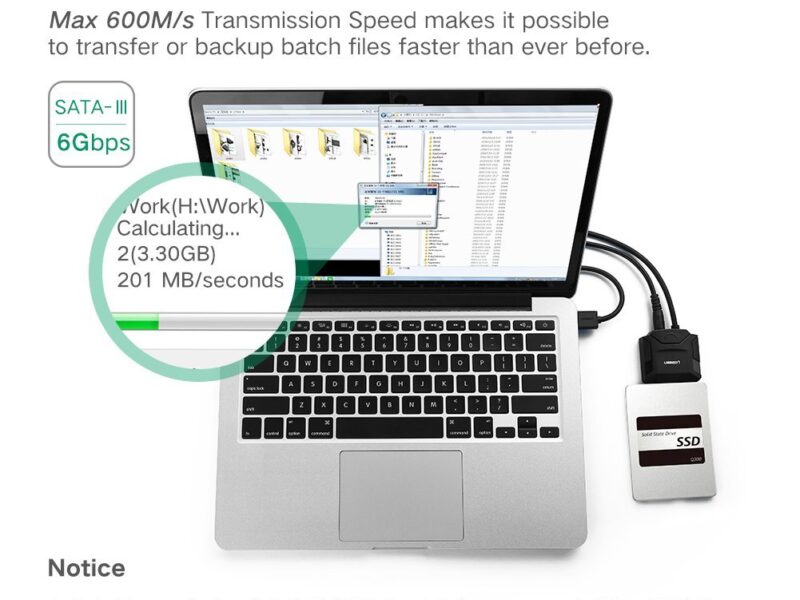USB 3.0 to Sata Adapter Converter 2.5",3.5" Sata HDD,SSD, UASP with 12V DC PowerSKU asc10092