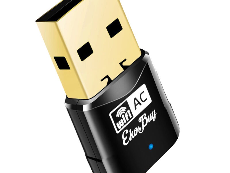 EkoBuy AC600 Dual Band Mini Wireless Usb Adapter Dongle Wifi 802.11 ABGN AC 5GHz SKU asc10061-600