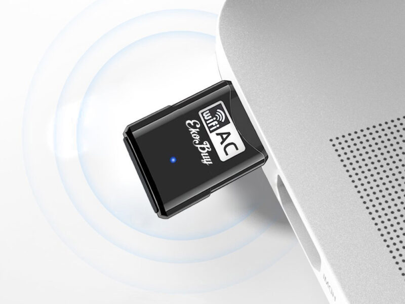 EkoBuy AC600 Dual Band Mini Wireless Usb Adapter Dongle Wifi 802.11 ABGN AC 5GHz SKU asc10061-600