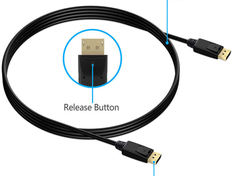 DisplayPort to DisplayPort Cable 1.8m SKU asc10099