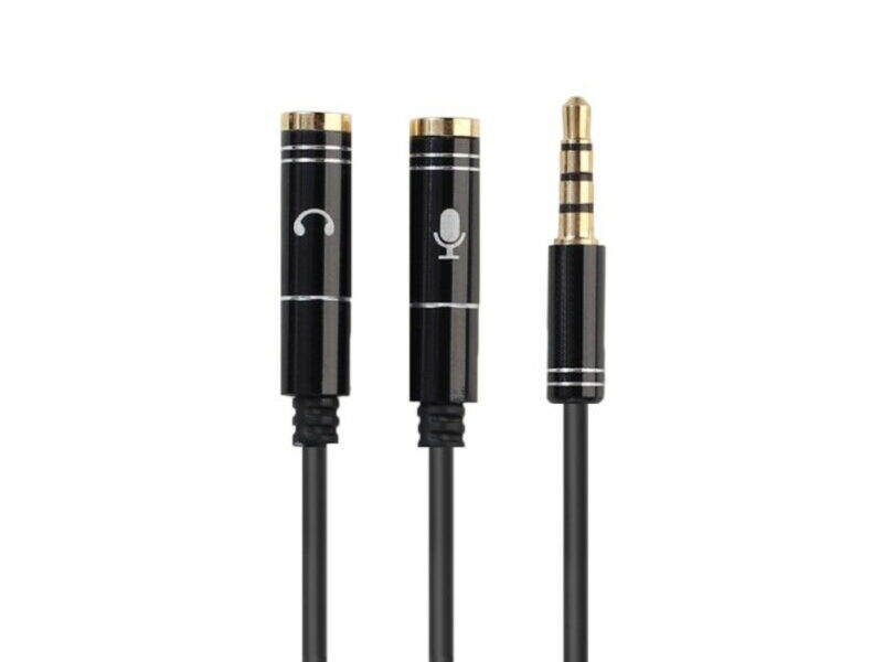 Headset Y Splitter Microphone and Headphone SKU asc10035