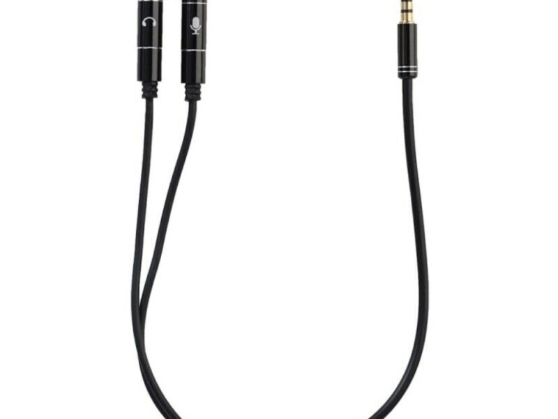 Headset Y Splitter Microphone and Headphone SKU asc10035