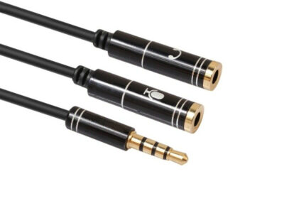 Headset Y Splitter Microphone and Headphone SKU asc10035
