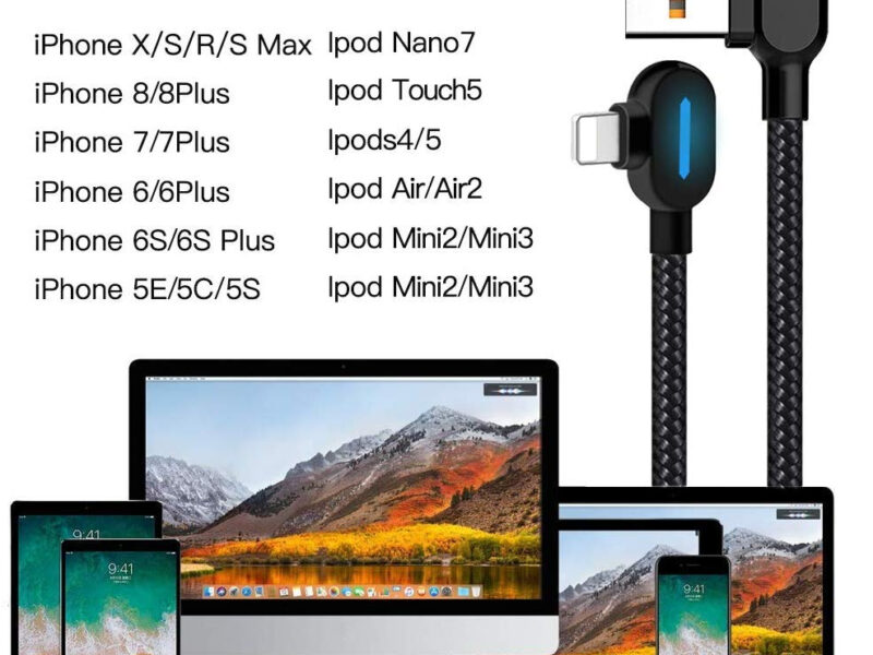 Fast Charger Type C USB Data LED Cable SKU asc10025C
