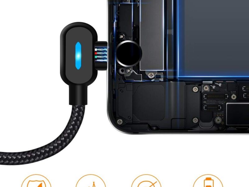 Fast Charger Type C USB Data LED Cable SKU asc10025C