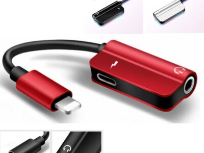 3.5mm Headphone Jack AUX Splitter Adapter and Charger For iPhone SKU asc10028Ll001