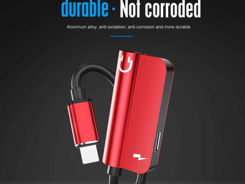 3.5mm Headphone Jack AUX Splitter Adapter and Charger For iPhone SKU asc10028Ll001