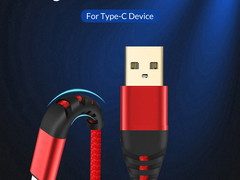 Nylon Braided USB Type C Cable SKU asc10100