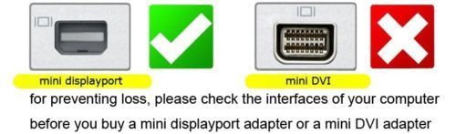 EkoBuy Mini DisplayPort mini DP to VGA Adapter Converter SKU asc10069